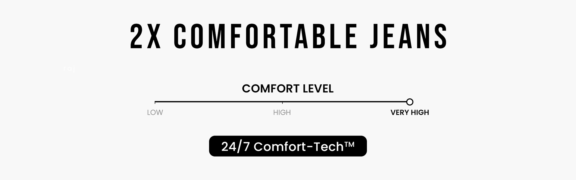 2X Comfort Flared Jeans