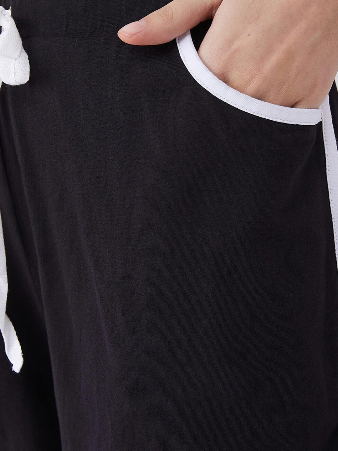 Women's Black and Gray Regular Length Solid Pack of Shorts