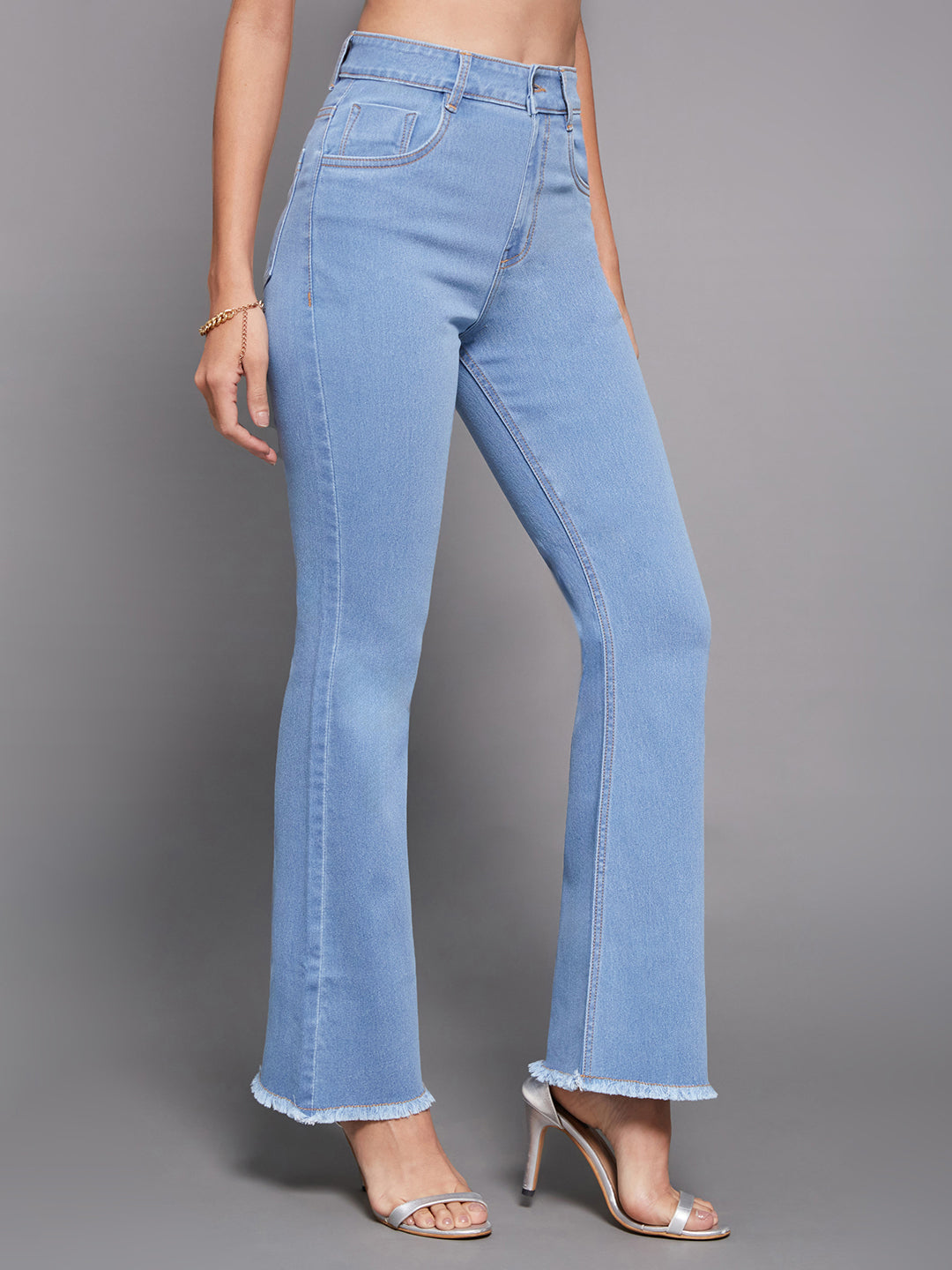 CHASEstretch™ 24/7 Comfort Light Blue Bootcut High-Rise Stretchable Denim Jeans