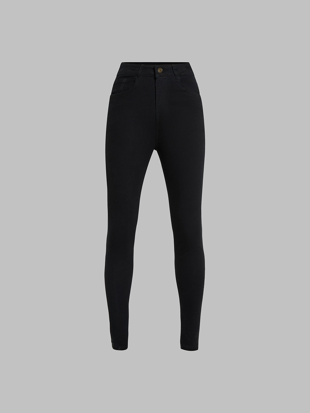 24/7 Comfort Black Skinny-Fit High-Rise Stretchable Denim Jeans