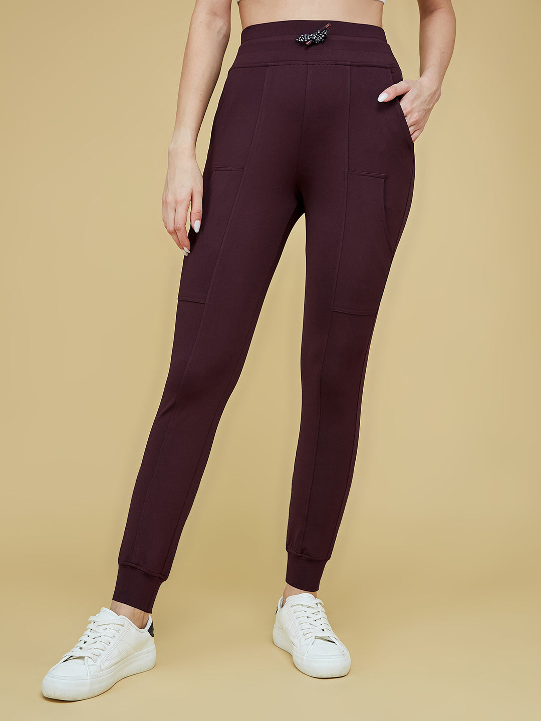 Life With Pockets Wine Relaxed Fit tiggers for Women