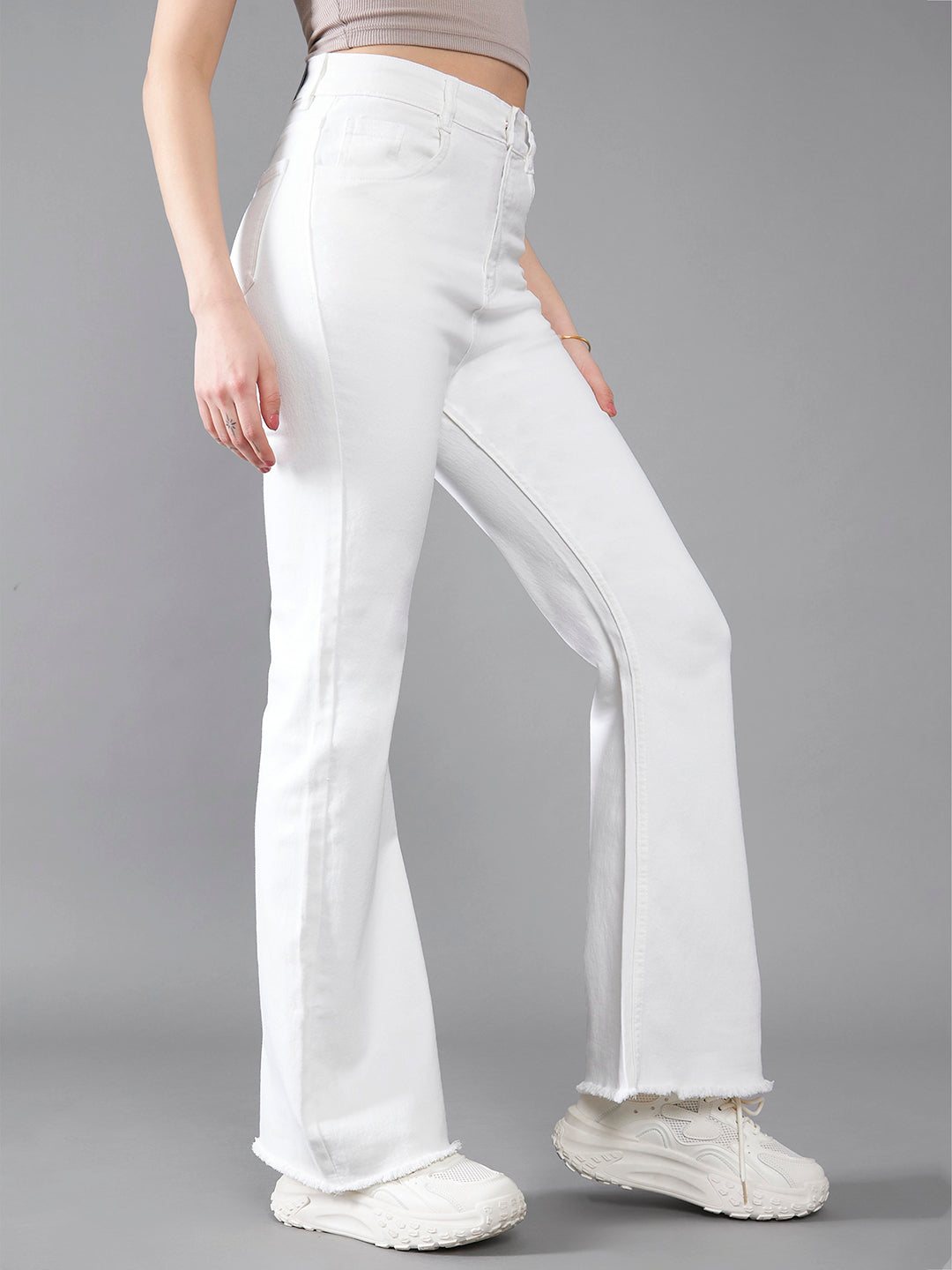 CHASEstretch™ White Bootcut High-Rise Denim Jeans