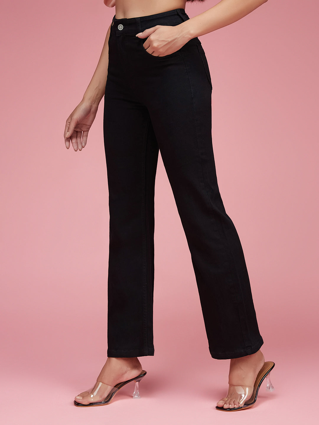 CHASEstretch™ Black Bootcut High-Rise Denim Jeans