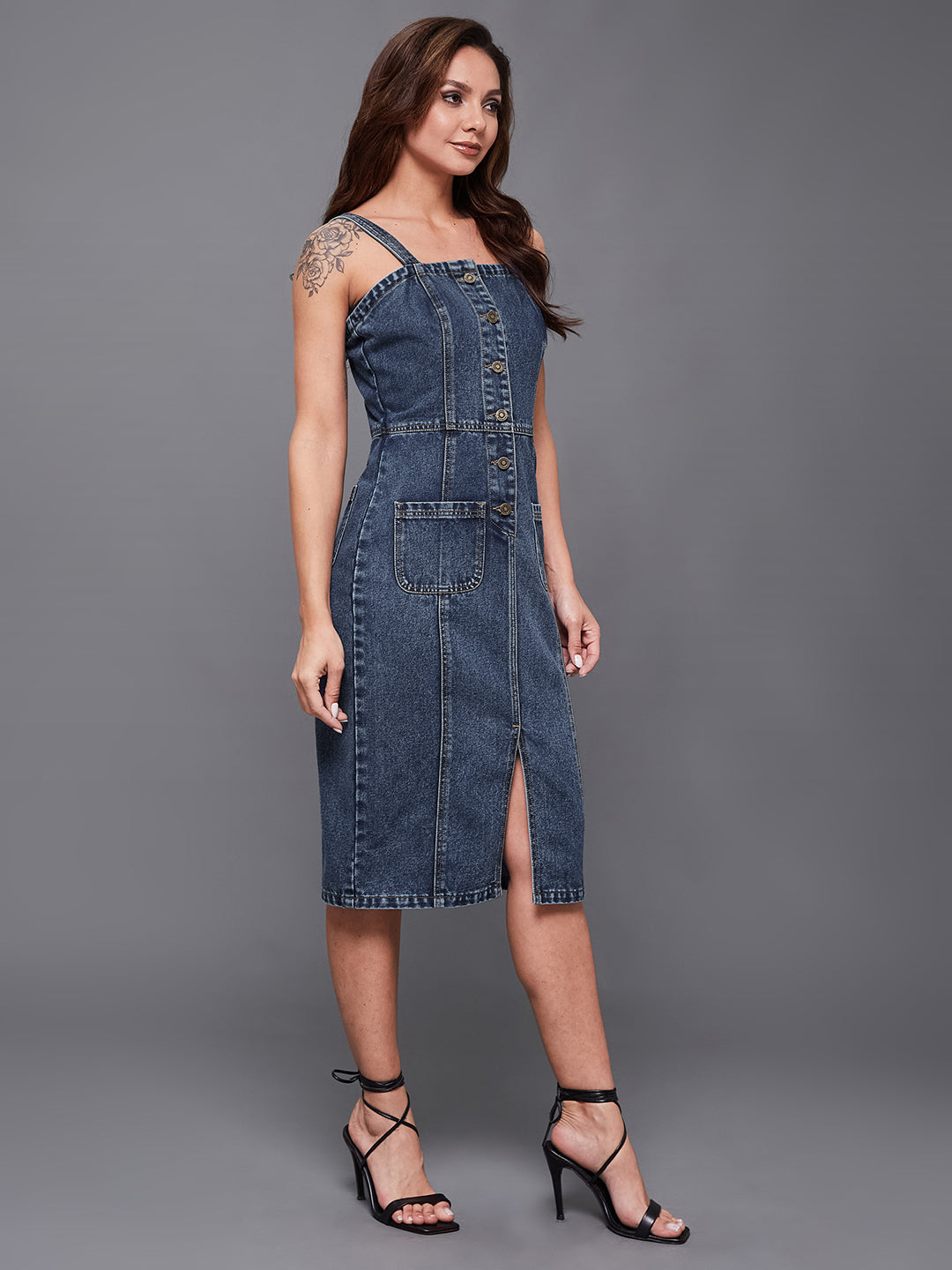 Blue Denim dress — Miss Chase