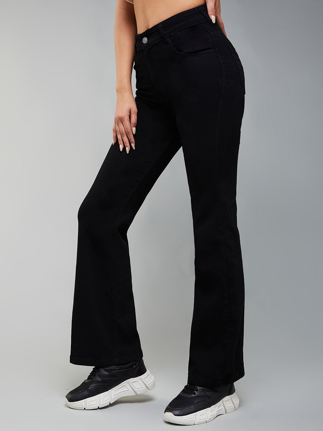 CHASEstretch™ Black Bootcut High-Rise Stretchable Denim Jeans