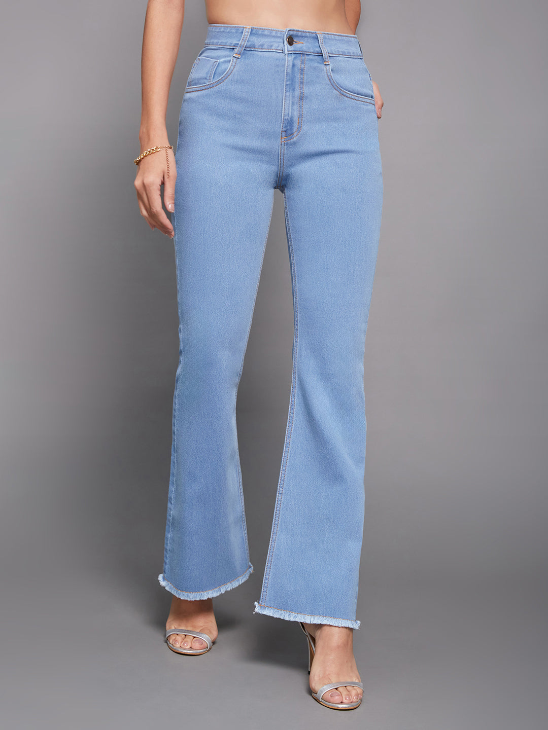 CHASEstretch™ 24/7 Comfort Light Blue Bootcut High-Rise Stretchable Denim Jeans