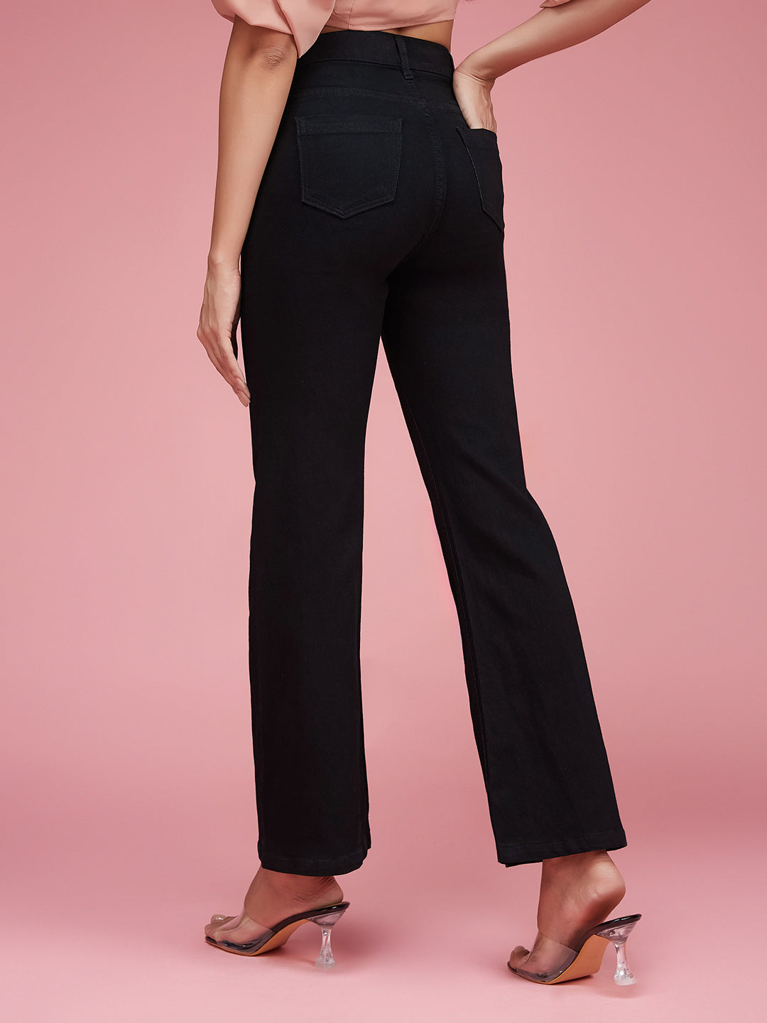 CHASEstretch™ Black Bootcut High-Rise Denim Jeans