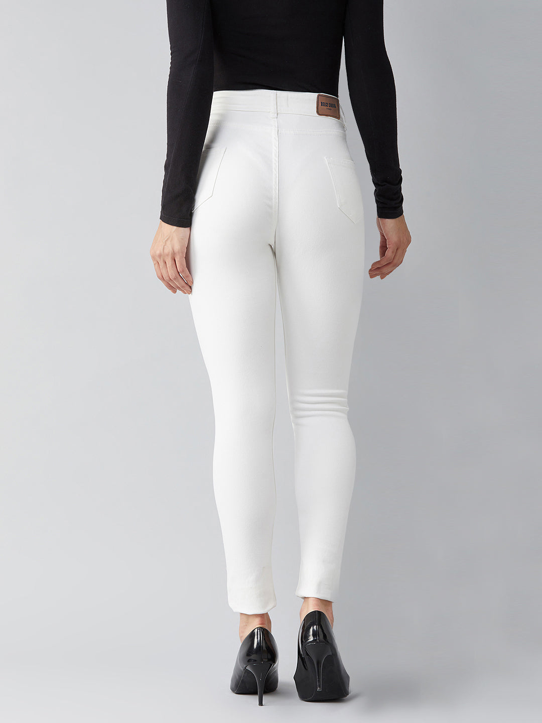 CHASEstretch™ White Skinny High-Rise Denim Jeans