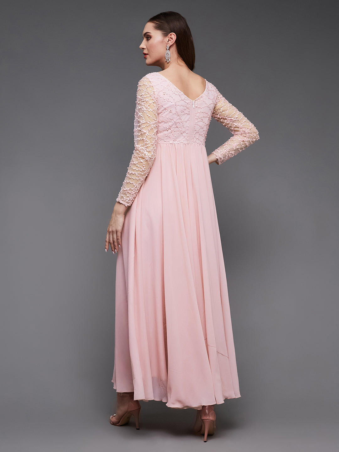 Women's Miss Chase Dusty Pink dress — Relaxed Fit