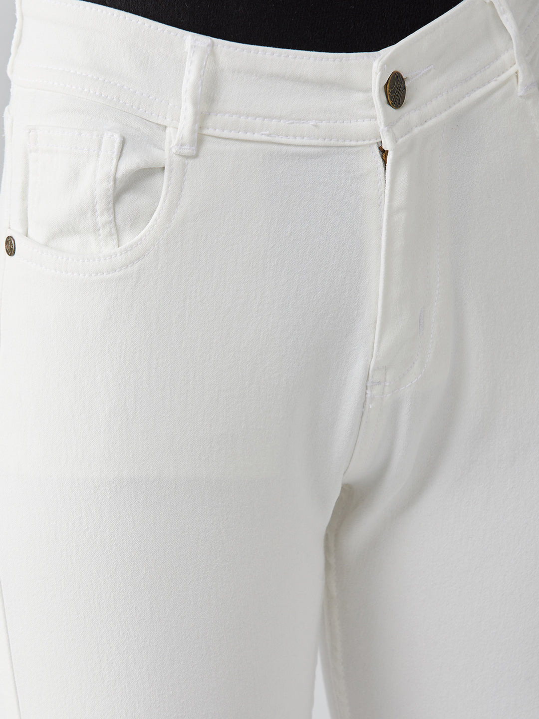 CHASEstretch™ White Skinny High-Rise Denim Jeans