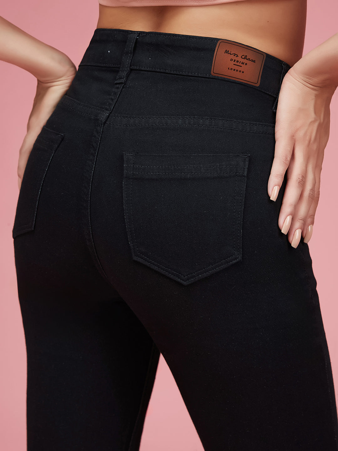 CHASEstretch™ Black Bootcut High-Rise Denim Jeans