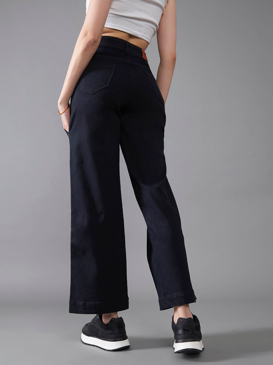 CHASEstretch™ Black Flared High-Rise Denim Jeans