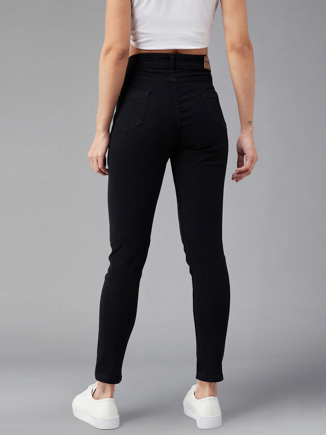 CHASEstretch™ Black Skinny-Fit High-Rise Denim Jeans