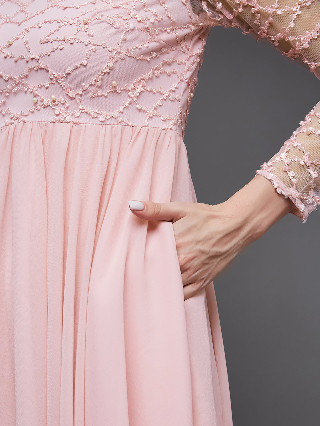 Dusty Pink dress — Miss Chase India