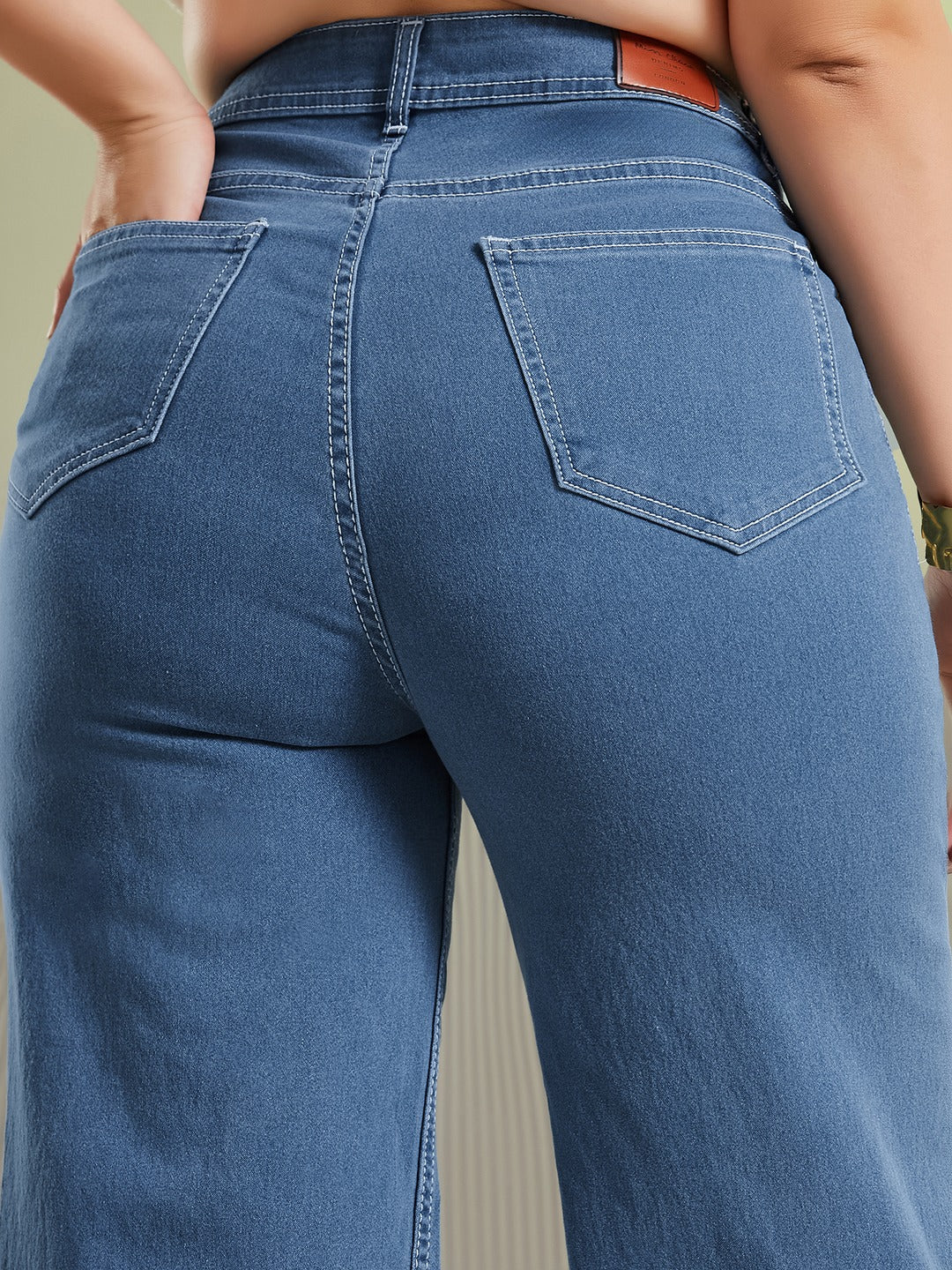 Black Super Skinny High-Rise Stretchable Denim Jeans for Women