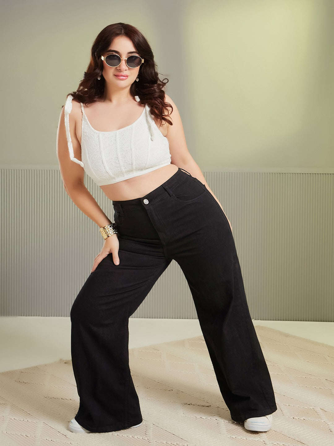 Blue Bootcut Mid Rise Denim Stretchable Jeans for Women