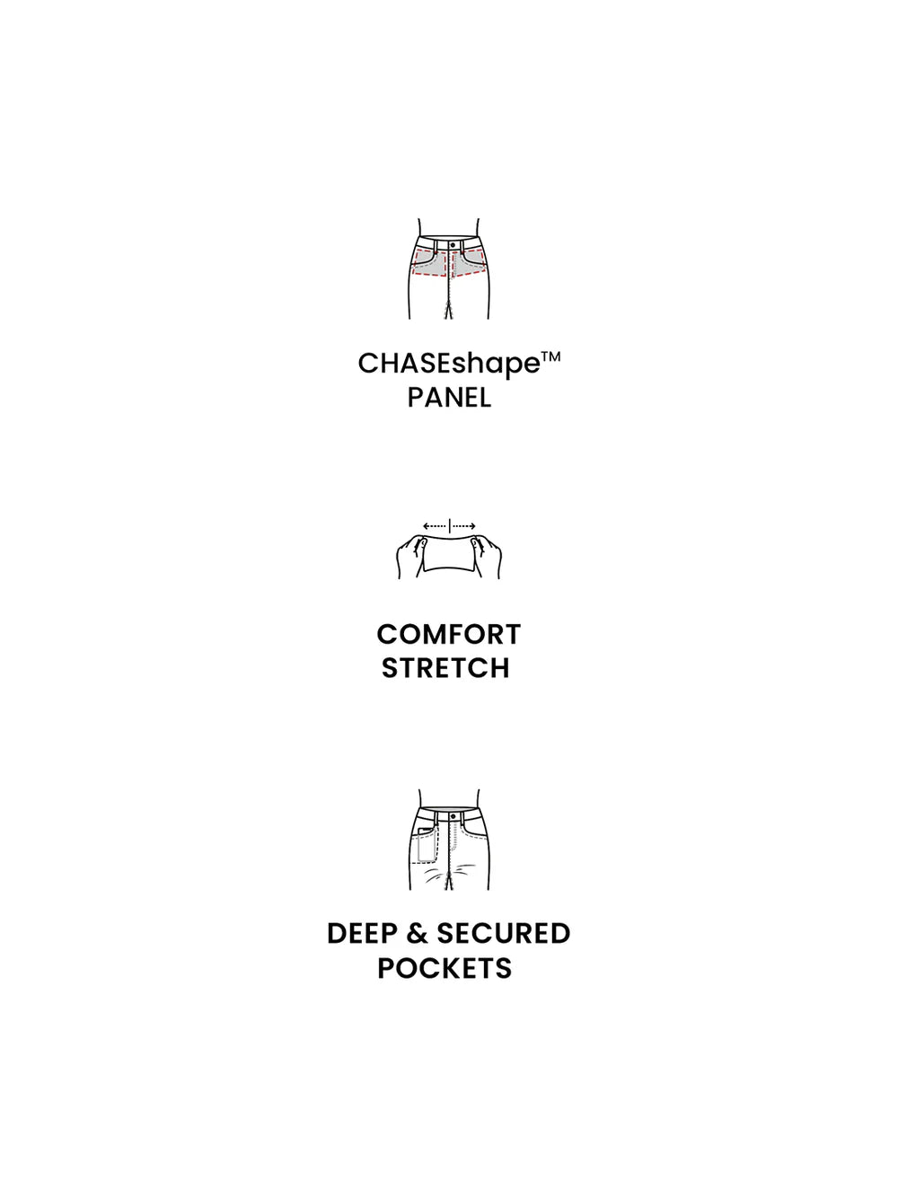 CHASEshape™ Light-Shaping Wide-Leg High-Rise Light-Blue Denim Jeans