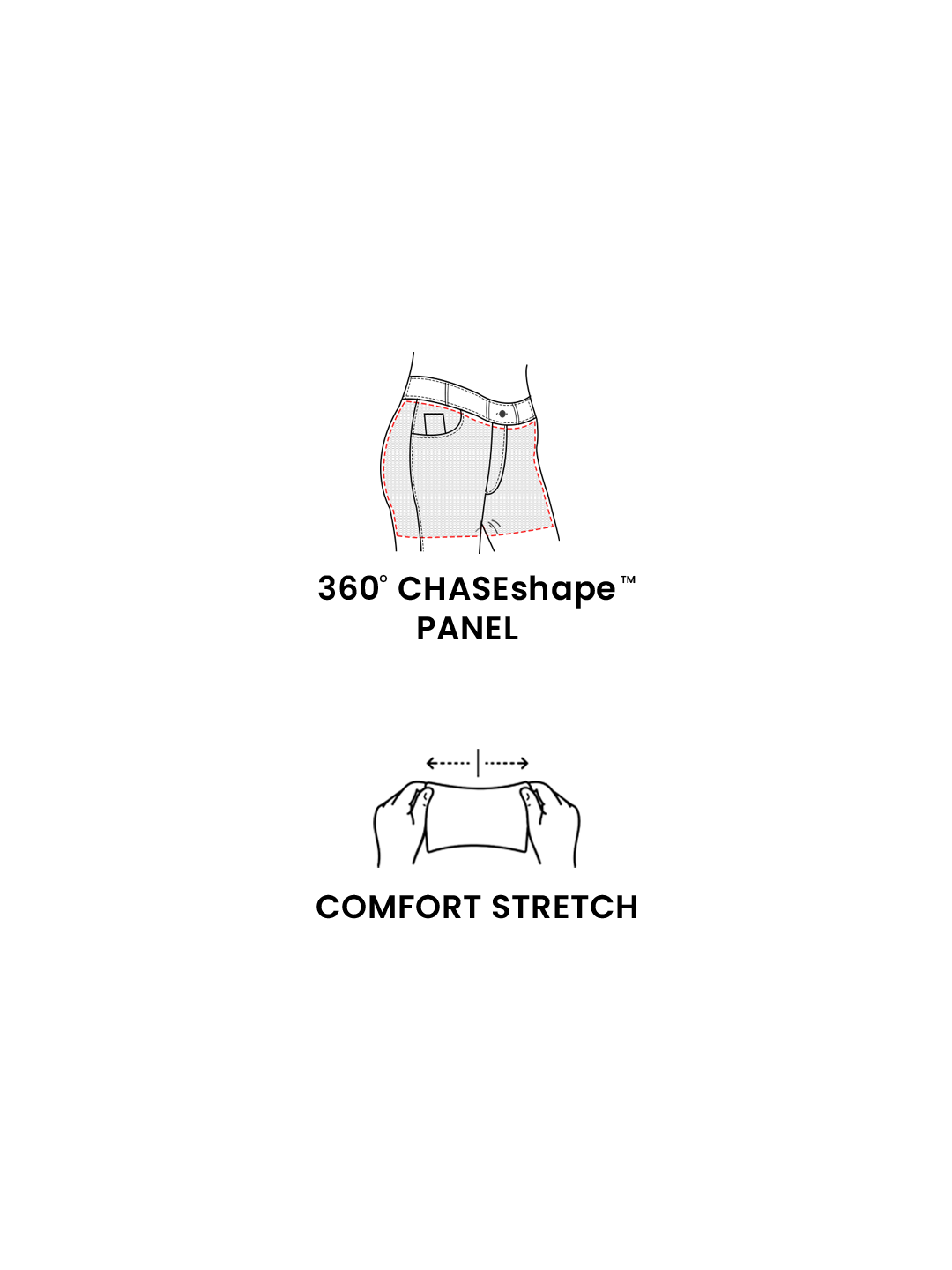CHASEshape™ Light-Shaping Bootcut High-Rise Navy Blue Denim Jeans