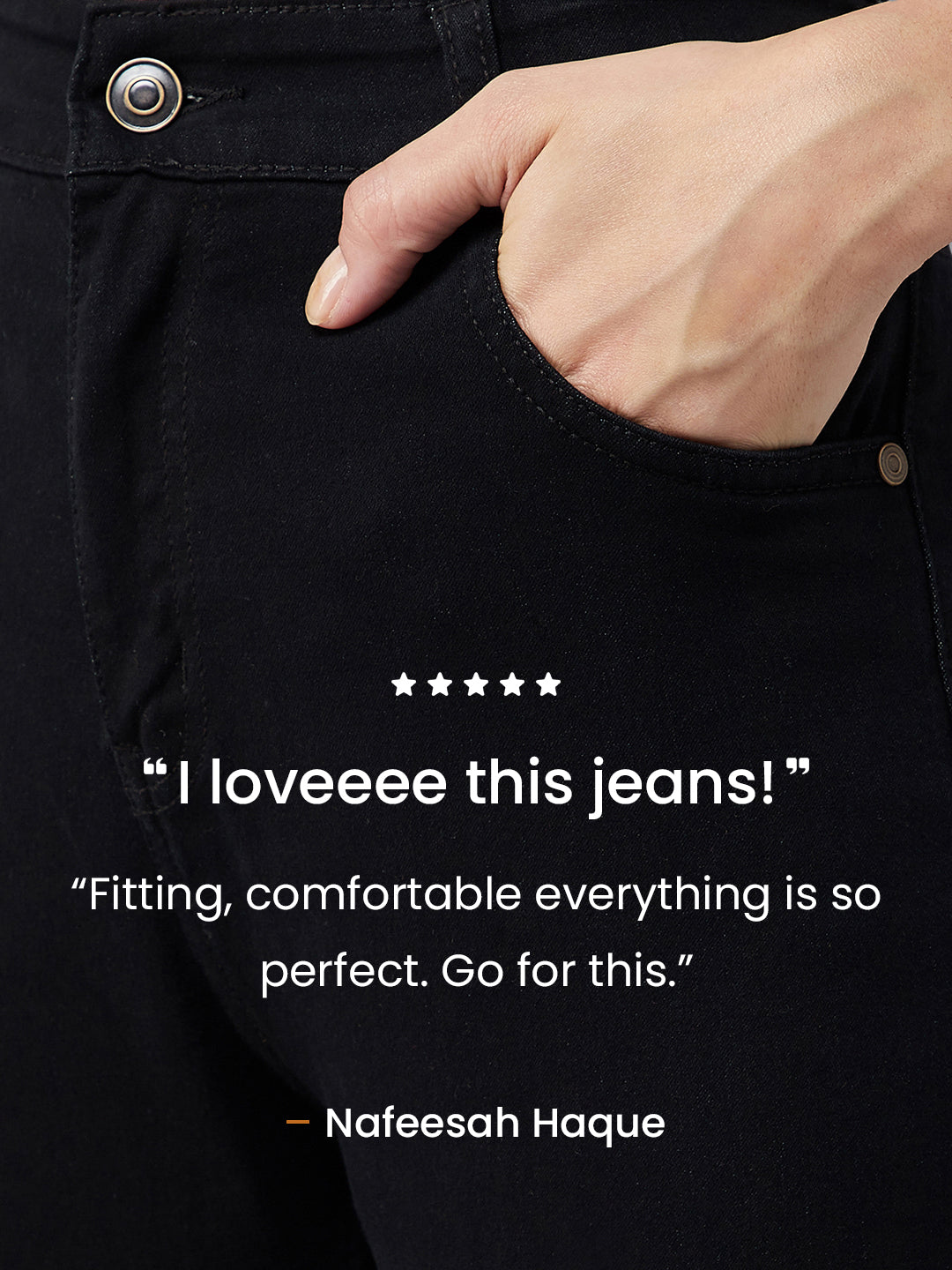 CHASEstretch™ Black Skinny-Fit High-Rise Denim Jeans