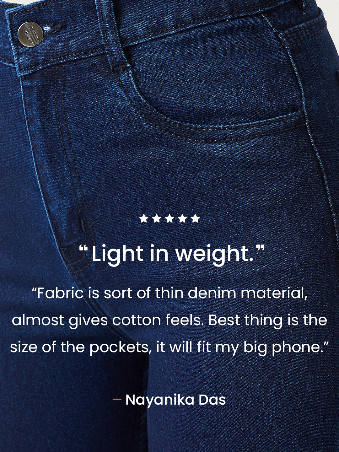 24/7 Comfort Navy-Blue Skinny High-Rise Solid Cropped Fringed Hemline Stretchable Denim Jeans