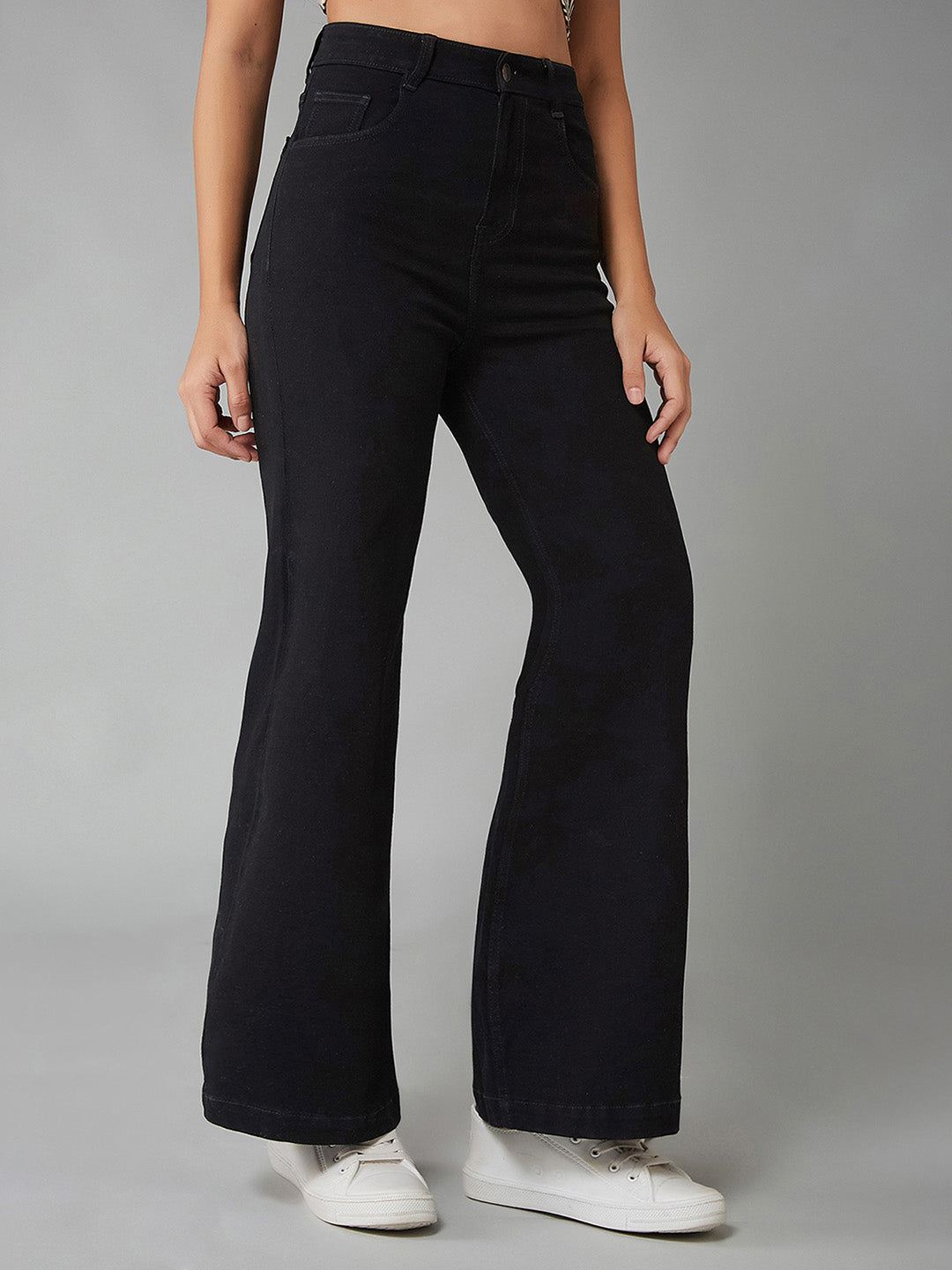 CHASEshape™ Light-Shaping Bootcut High-Rise Black Denim Jeans