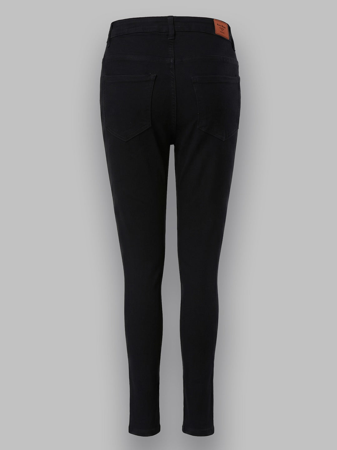 Black Skinny High Rise Stretchable Denim Jeans for Women