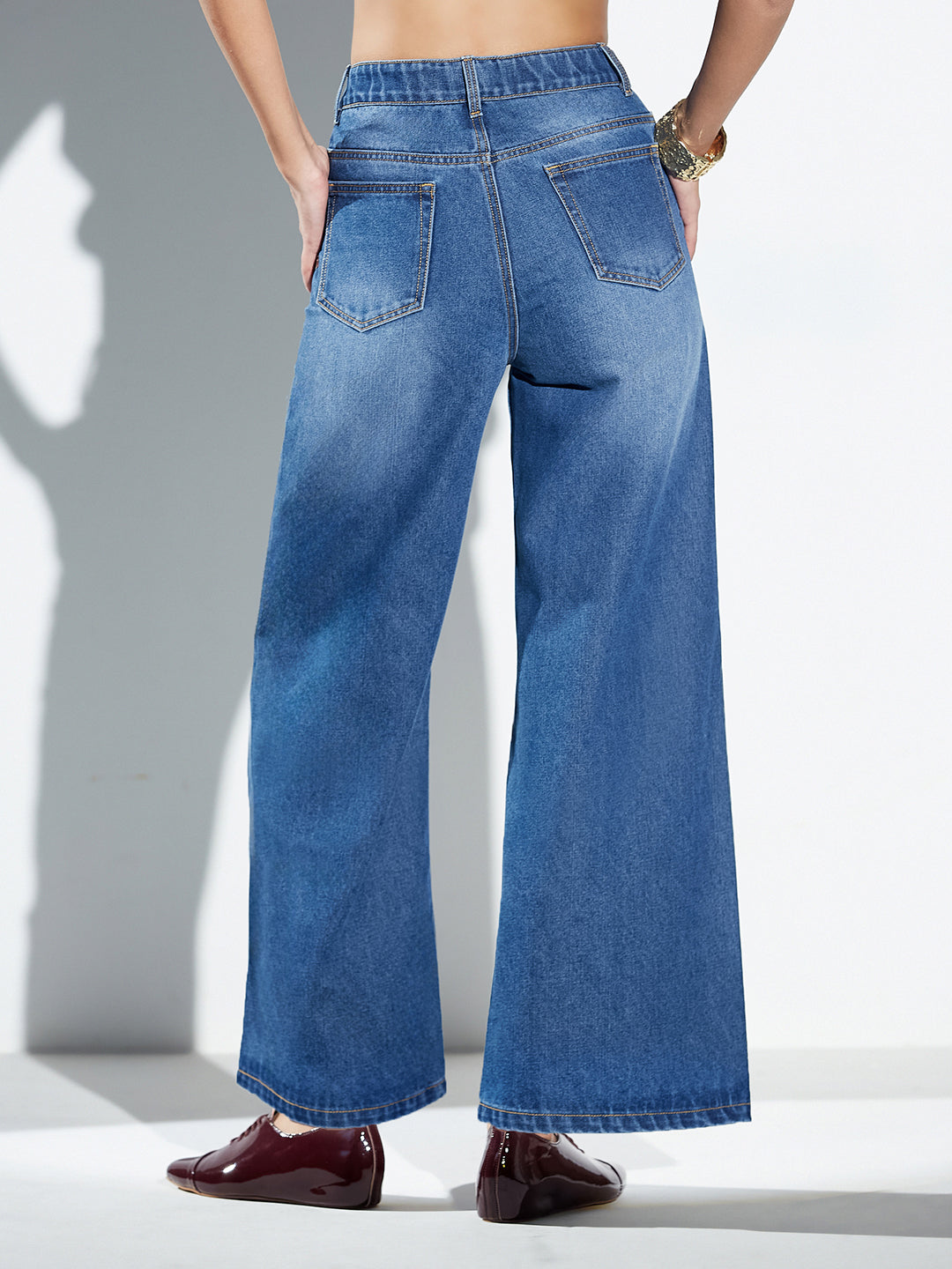 Women's Miss Chase Dark Blue jeans — Wide Leg