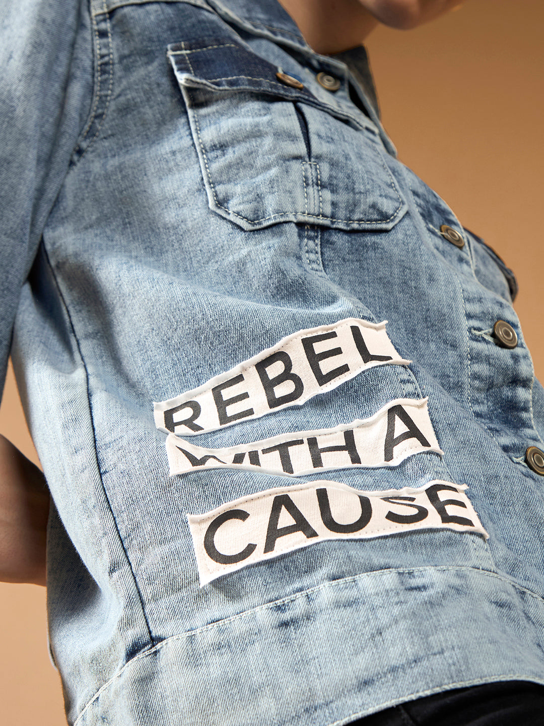 Women's Light Blue Polo Neck Solid Full Sleeve Bomber Regular Length Jacket