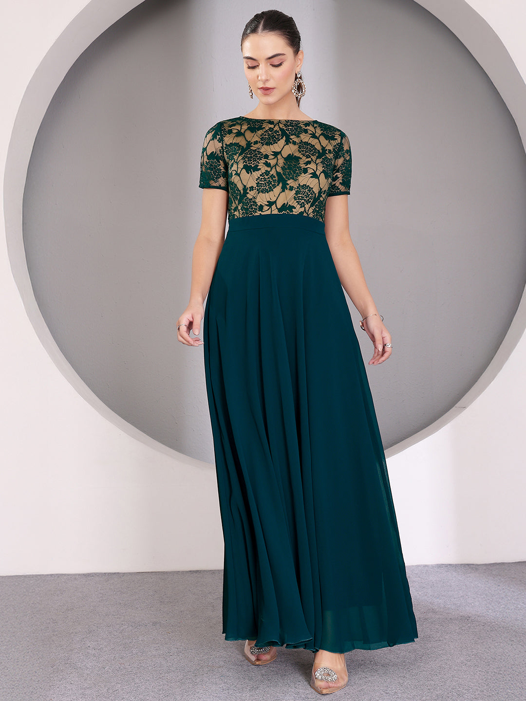 Teal Relaxed Fit dress — Miss Chase