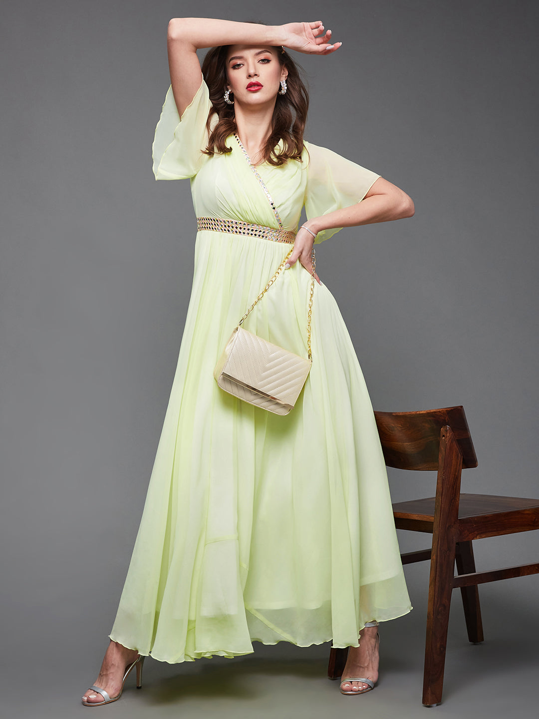 Lemon Yellow dress — Miss Chase India