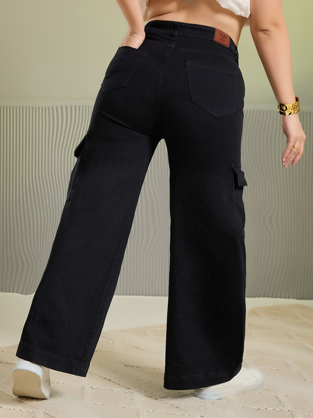 Light Blue Bootcut High rise Regular Stretchable Denim Jeans for Women