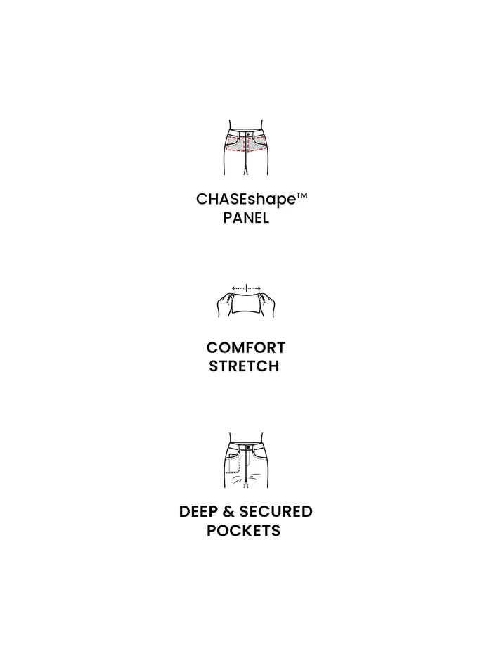 Tummy Smoothening Light-Shaping Wide-Leg High Rise Light Blue Stretchable Jeans for Women